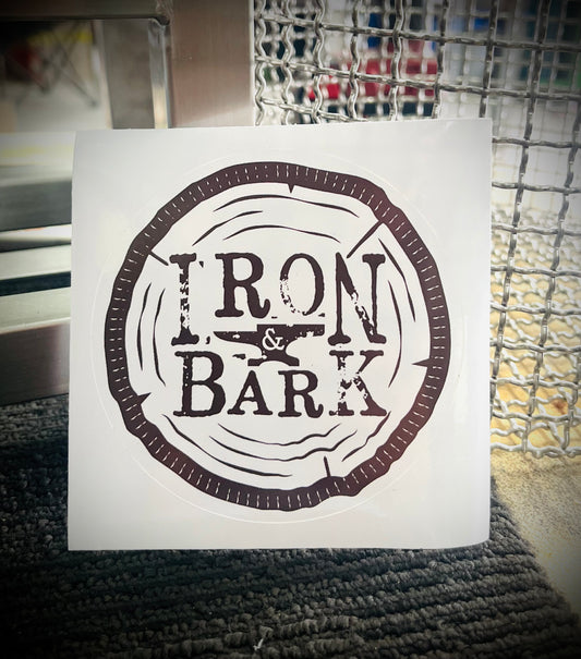 Iron & Bark sticker